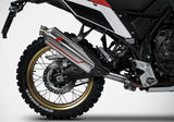 Komplette Auspuffanlage Ohne Katalysator Und Mit Geräuschzulassung Sabbia Edelsthal - Zard Kompatibel Mit Yamaha Ténéré 700 (2021-2023)