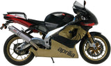 Auspuffendstück Ohne Katalysator Und Mit Geräuschzulassung Oval Edelstahl - Mivv Kompatibel Mit Aprilia Rsv 1000 (1998-2003)