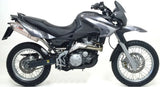 Doppelauspuffanlage Ohne Katalysator Mit Geräuschzulassung Oval Edelstahl - Mivv Kompatibel Mit Aprilia Pegaso 650 Strada (2005-2011)