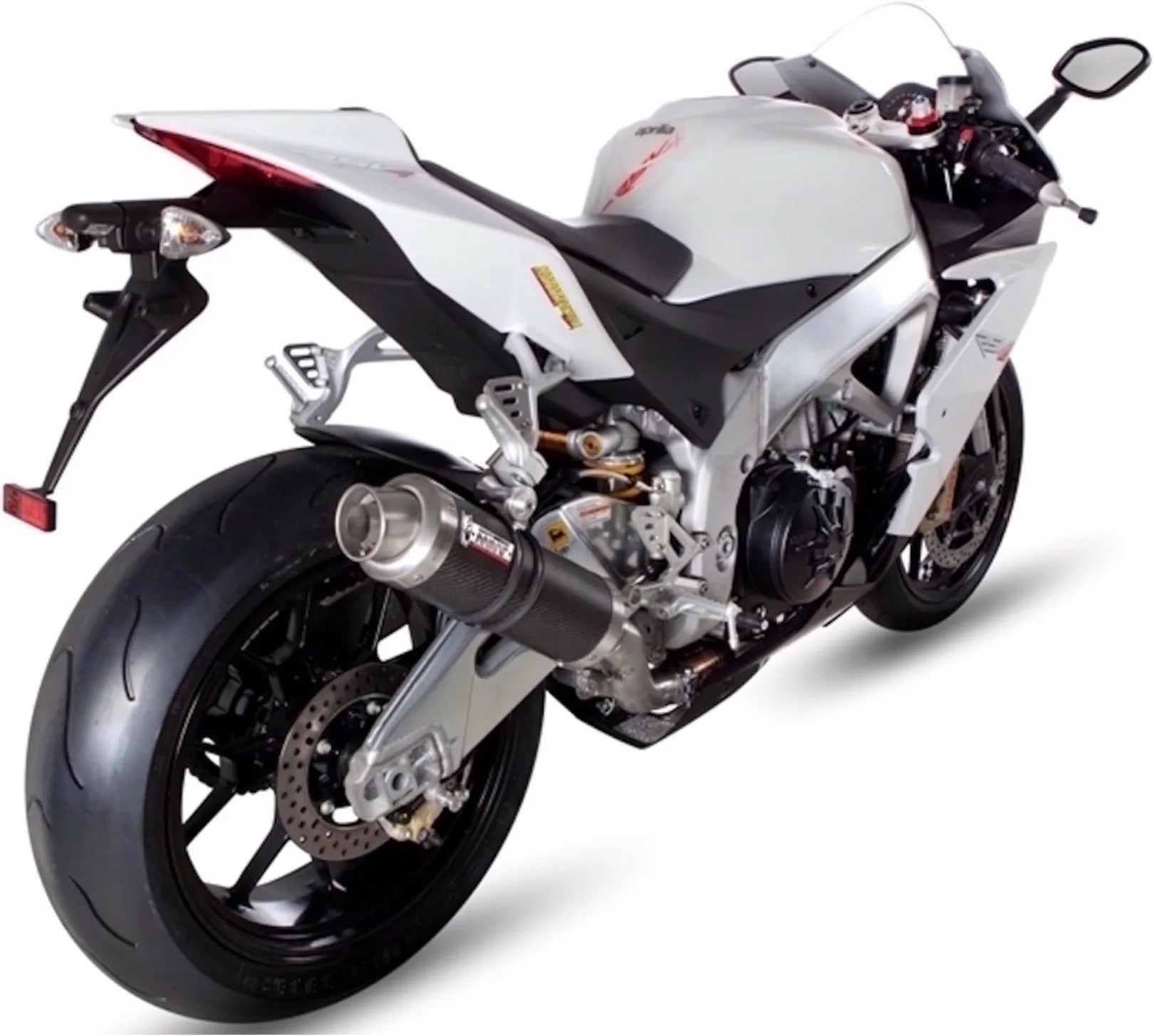 Katalysiertes Auspuffendstück Mit Geräuschzulassung Gp Carbon - Mivv Kompatibel Mit Aprilia Rsv4 (2009-2016)