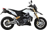 Doppelauspuffanlage Ohne Katalysator Mit Geräuschzulassung Suono Stahl Schwarz Carbon - Mivv Kompatibel Mit Aprilia Dorsoduro 1200 (2012-2016)