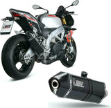 Katalysiertes Auspuffendstück Mit Geräuschzulassung Speed Edge Stahl Schwarz Carbon - Mivv Kompatibel Mit Aprilia Tuono V4 1100 (2018-2020)