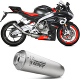 Komplette Auspuffanlage Ohne Katalysator Und Mit Geräuschzulassung X-M1 Titan - Mivv Kompatibel Mit Aprilia Rs 660 (2020-2024)