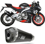 Komplette Auspuffanlage Ohne Katalysator Und Mit Geräuschzulassung Delta Race Carbon Carbon - Mivv Kompatibel Mit Aprilia Rs 660 (2020-2024)