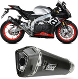 Auspuffendstück Ohne Katalysator Und Mit Geräuschzulassung Delta Race Carbon Carbon - Mivv Kompatibel Mit Aprilia Rsv4 (2017-2020)