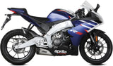 Komplette Auspuffanlage Ohne Katalysator Und Mit Geräuschzulassung Delta Race Edelstahl Carbon - Mivv Kompatibel Mit Aprilia Rs 125 (2021-2024)