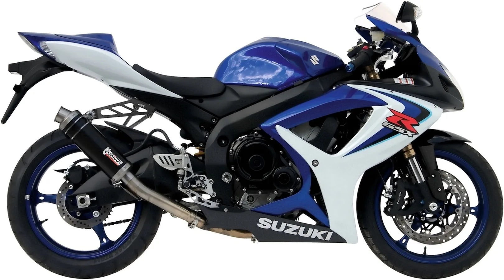 Katalysiertes Auspuffendstück Mit Geräuschzulassung Gp Carbon - Mivv Kompatibel Mit Suzuki Gsx-R 600 (2006-2007)