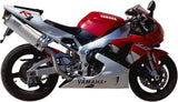 Auspuffendstück Mit Geräuschzulassung Oval Edelstahl - Mivv Kompatibel Mit Yamaha Yzf 1000 R1 (1998-2001)