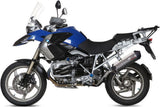 Auspuffendstück Mit Geräuschzulassung Oval Titan Carbon - Mivv Kompatibel Mit Bmw R 1200 Gs (2004-2007)