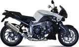 Auspuffendstück Ohne Katalysator Und Mit Geräuschzulassung Oval Titan Carbon - Mivv Kompatibel Mit Bmw K 1300 S (2009-2016)