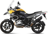 Exhaust Tip With Noise Certification Suono Steel Black Carbon - Mivv Compatible With Bmw R 1200 Gs (2010-2012)