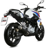 Komplette Abgasanlage Mit Katalysator Und Geräuschzulassung Gppro Carbon - Mivv Kompatibel Mit Bmw G 310 R (2018-2024)