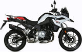 Auspuffendstück Mit Geräuschzulassung Suono Stahl Schwarz Carbon - Mivv Kompatibel Mit Bmw F 750 Gs (2018-2024)