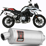 Auspuffendstück Mit Geräuschzulassung Dakar Edelstahl - Mivv Kompatibel Mit Bmw F 850 Gs (2018-2024)