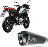 Auspuffendstück Mit Geräuschzulassung Delta Race Stahl Schwarz Carbon - Mivv Kompatibel Mit Bmw F 750 Gs (2018-2024)