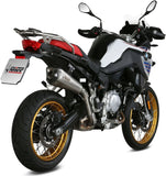 Auspuffendstück Mit Geräuschzulassung Delta Race Edelstahl Carbon - Mivv Kompatibel Mit Bmw F 750 Gs (2018-2024)