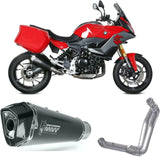 Komplette Auspuffanlage Ohne Katalysator Und Mit Geräuschzulassung Delta Race Stahl Schwarz Carbon - Mivv Kompatibel Mit Bmw F 900 Xr (2020-2024)