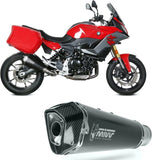 Auspuffendstück Mit Geräuschzulassung Delta Race Stahl Schwarz Carbon - Mivv Kompatibel Mit Bmw F 900 Xr (2020-2024)