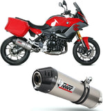 Auspuffendstück Mit Geräuschzulassung Oval Titan Carbon - Mivv Kompatibel Mit Bmw F 900 Xr (2020-2024)