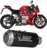 Auspuffendstück Mit Geräuschzulassung Mk3 Carbon - Mivv Kompatibel Mit Bmw S 1000 R (2021-2024)