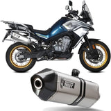 Auspuffendstück Mit Geräuschzulassung Speed Edge Edelstahl Carbon - Mivv Kompatibel Mit Cfmoto 800 Mt (2022-2024)