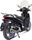 Komplette Abgasanlage Mit Katalysator Und Geräuschzulassung Urban Edelstahl - Mivv Kompatibel Mit Honda Sh 300 (2007-2014)