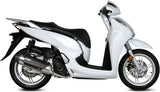 Komplette Auspuffanlage Ohne Katalysator Und Mit Geräuschzulassung Urban Edelstahl - Mivv Kompatibel Mit Honda Sh 300 (2015-2016)