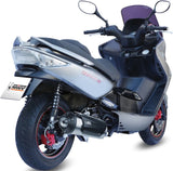 Komplette Auspuffanlage Ohne Katalysator Und Mit Geräuschzulassung Urban Edelstahl - Mivv Kompatibel Mit Kymco Xciting 300 (2007-2014)