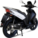 Komplette Abgasanlage Mit Katalysator Und Geräuschzulassung Urban Edelstahl - Mivv Kompatibel Mit Kymco People S 200 (2007-2012)