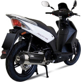 Complete Catalytic Exhaust System With Sound Certification Urban Stainless Steel - Mivv Compatible With Kymco People S 200 (2007-2012)