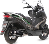 Komplette Auspuffanlage Ohne Katalysator Und Mit Geräuschzulassung Urban Edelstahl - Mivv Kompatibel Mit Kymco Superdink 300 (2009-2012)