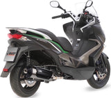 Complete Catalytic Exhaust System With Sound Certification Urban Stainless Steel - Mivv Compatible With Kymco Superdink 300 (2009-2012)