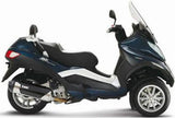 Komplette Abgasanlage Mit Katalysator Und Geräuschzulassung Urban Edelstahl - Mivv Kompatibel Mit Piaggio Mp3 400 (2007-2011)