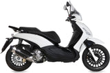 Complete Non-Catalytic Exhaust System With Sound Certification Urban Stainless Steel - Mivv Compatible With Piaggio Beverly 125 (2014-2016)