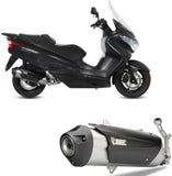 Komplette Auspuffanlage Ohne Katalysator Und Mit Geräuschzulassung Urban Edelstahl - Mivv Kompatibel Mit Suzuki Uh 200 Burgman (2007-2015)