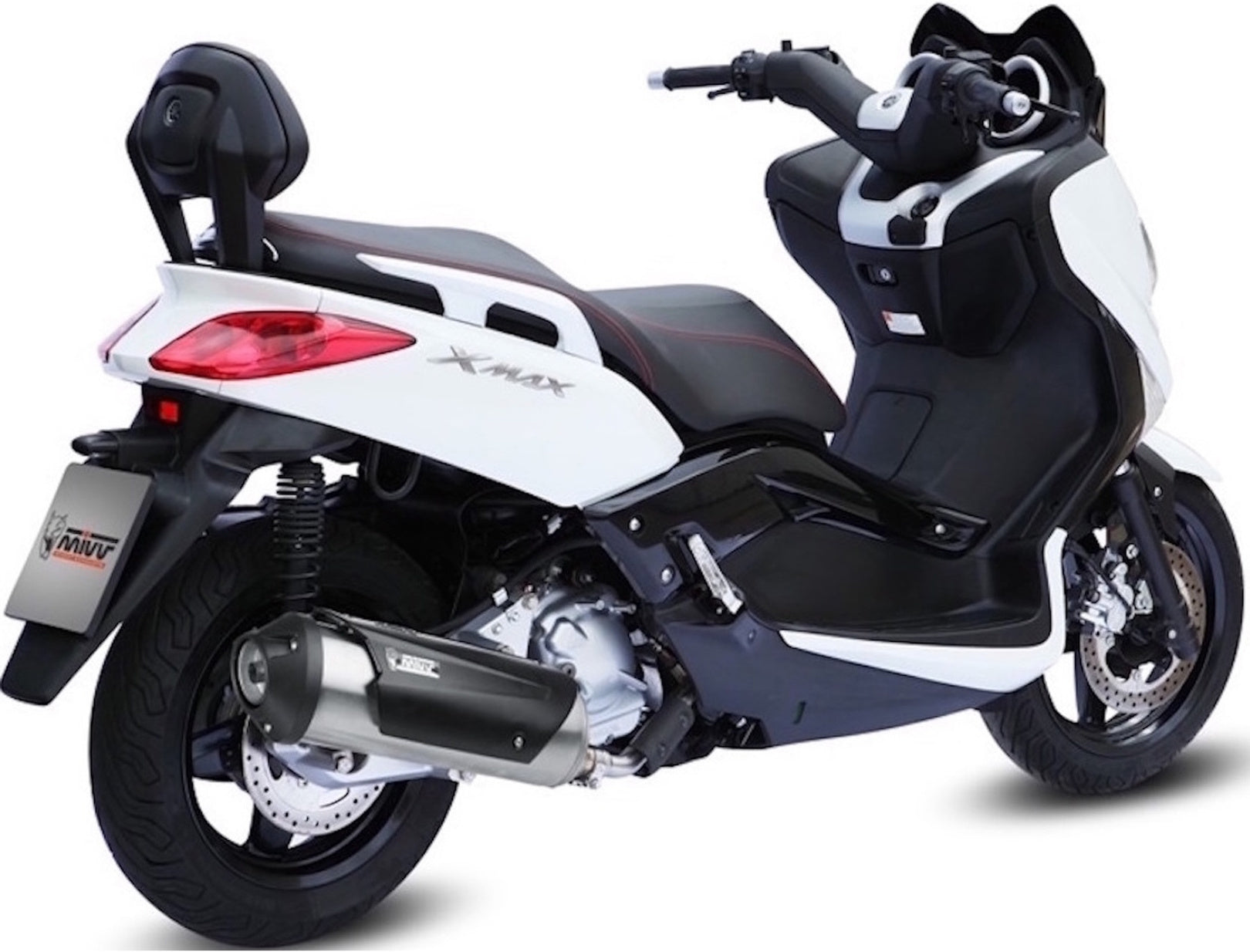 Complete Non-Catalytic Exhaust System With Sound Certification Urban Stainless Steel - Mivv Compatible With Mbk Kilibre 300 (2003)
