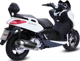 Komplette Auspuffanlage Ohne Katalysator Und Mit Geräuschzulassung Urban Edelstahl - Mivv Kompatibel Mit Yamaha Versity 300 (2003-2005)