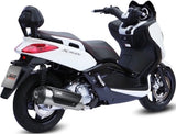 Komplette Abgasanlage Mit Katalysator Und Geräuschzulassung Urban Edelstahl - Mivv Kompatibel Mit Yamaha X-Max 250 (2006-2016)