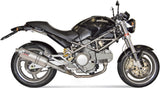 Dual Exhaust System With Sound Certification Oval Stainless Steel - Mivv Compatible With Ducati Monster 800 (2003-2005)