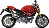 Doppelauspuffanlage Mit Katalysator Und Geräuschzulassung Gp Stahl Schwarz - Mivv Kompatibel Mit Ducati Monster 795 (2012-2014)