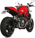 Auspuffendstück Ohne Katalysator Und Mit Geräuschzulassung Gppro Stahl Schwarz - Mivv Kompatibel Mit Ducati Monster 1200 (2014-2016)