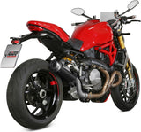 Non-Catalytic Exhaust Tip With Sound Certification Gppro Carbon - Mivv Compatible With Ducati Monster 821 (2018-2020)