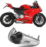 Auspuffendstück Ohne Katalysator Und Mit Geräuschzulassung Delta Race Edelstahl Carbon - Mivv Kompatibel Mit Ducati Streetfighter V2 (2022-2024)