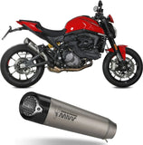 Auspuffendstück Mit Geräuschzulassung X-M5 Titan Carbon - Mivv Kompatibel Mit Ducati Monster + (2021-2024)