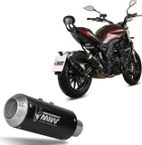 Auspuffendstück Mit Geräuschzulassung Mk3 Stahl Schwarz - Mivv Kompatibel Mit Benelli 502 C (2019-2024)