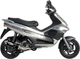 Auspuffendstück Mit Geräuschzulassung Gp Stahl Schwarz - Mivv Kompatibel Mit Gilera Runner 200 (2003-2004)