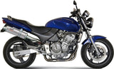 Auspuffendstück Mit Geräuschzulassung Oval Edelstahl - Mivv Kompatibel Mit Honda Hornet 600 (1998-2000)