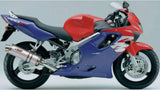 Auspuffendstück Mit Geräuschzulassung Oval Edelstahl - Mivv Kompatibel Mit Honda Cbr 600 F (1999-2000)