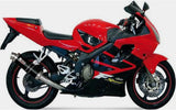 Auspuffendstück Ohne Katalysator Und Mit Geräuschzulassung Gp Stahl Schwarz - Mivv Kompatibel Mit Honda Cbr 600 F (2001-2010)
