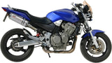 Doppelauspuffanlage Ohne Katalysator Mit Geräuschzulassung Oval Edelstahl - Mivv Kompatibel Mit Honda Hornet 900 (2002-2006)